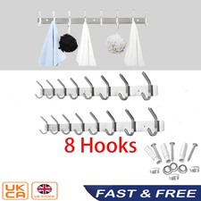 8 Hooks Coat Hooks Heavy Duty