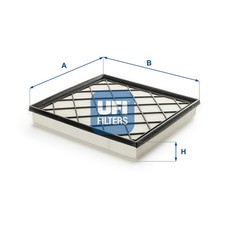 AIR FILTER 30.A24.00 UFI I