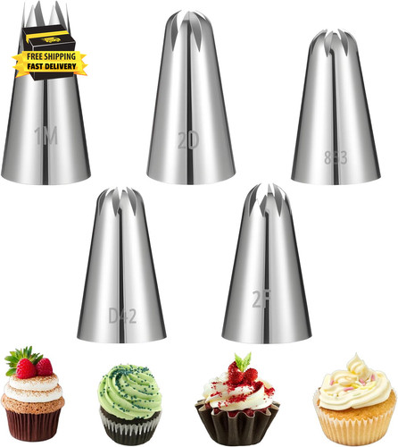 Pcs piping tip - tip,, stainless