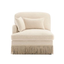 Chenille Leopard Print Sofa