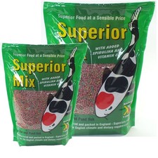 Yamitsu Superior Mix Floating Fish Food Pond Pellet For Goldfish Koi 2mm - 16mm