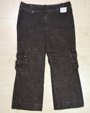 Cord Bootcut Mens Trousers Dark Brown W36, L32