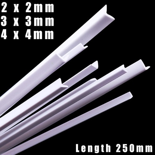 Abs plastic strip angle - plastic, angle-l
