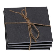 Slate Coasters Set Square