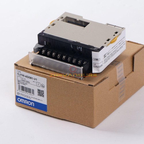 One new omron cj1w ad081 - one,