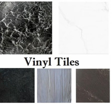 Vinyl floor tiles self