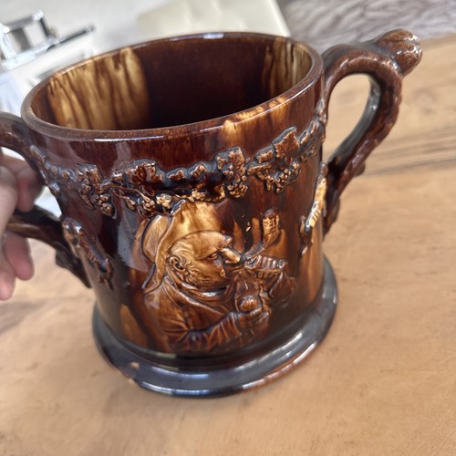 Antique loving cup rockingham - antique,