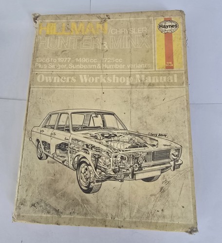 Hillman hunter and minx - hunter, 1966