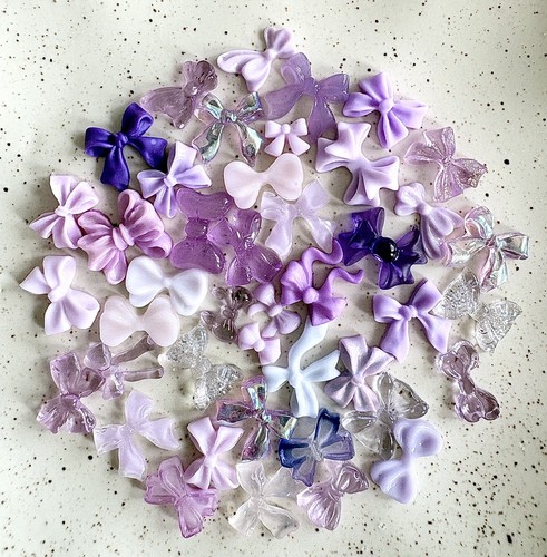 40pcs mixed purple resin - 40pcs,