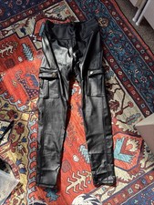 Black Leather / PVC Leggings -