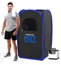 Runitude Portable Sauna Steam Tent Full Size Home Spa Steam Sauna