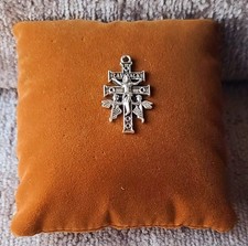Caravaca Crucifix Cross Cherub Angel Pendant & Gift bag