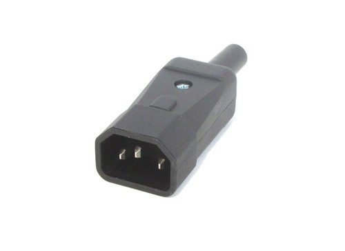Mains cable connector male c14 - cable,