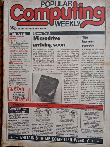 Vintage popular computing - vintage,