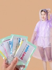 Disposable Rain Poncho Waterproof Adult Coat Camping Hiking Travel 1/5/8/12pcs