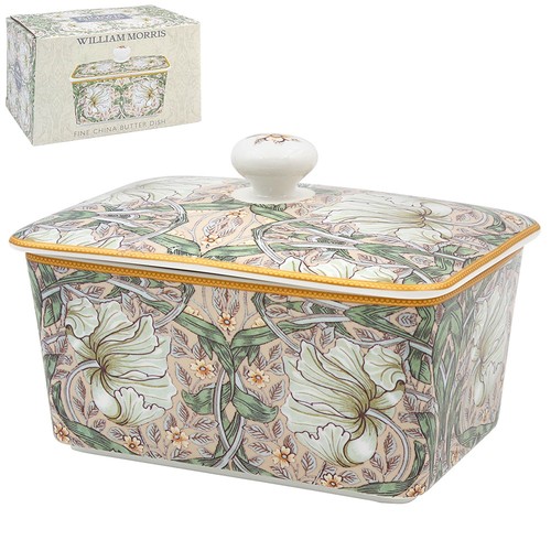 Ceramic butter dish - ceramic, lid