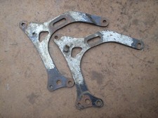 BSA 350 500 650 B31 B33 A7 A10 ? rear engine gearbox plates x2 USED AS FOUND
