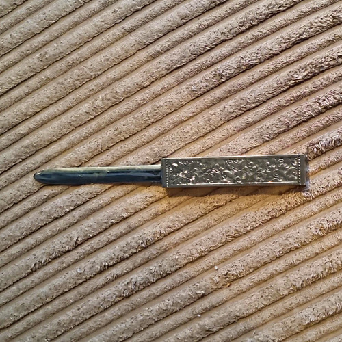 Vintage silver letter opener - silver,