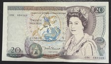 Old Twenty £20 Pound Note Uncirculated