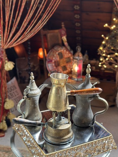 Vintage brass soufany - burner, &