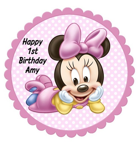 Baby minnie mouse personalised - minnie,
