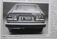 ALFA ROMEO GTV6, Original 1998 Buyer's Guide CSC magazine article