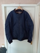 Men's Navy Blue Primark Bomber