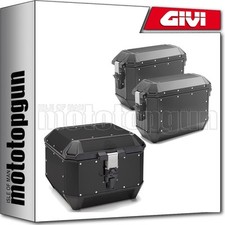 TREKKER ALASKA BLACK TOP CASE + SIDE CASES 116 LT GIVI HONDA NC 750 X 2017 17