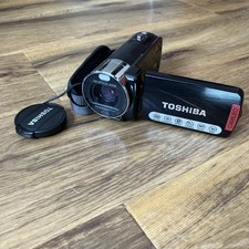 Toshiba Camileo X200 COMPACT Full HD SD Camcorder Black  Battery Charger Working