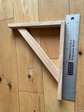 Pine wood shelf brackets 300 H