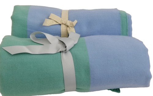 New wool throw blanket - new,