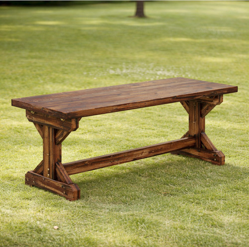 Small wooden garden - small, bench
