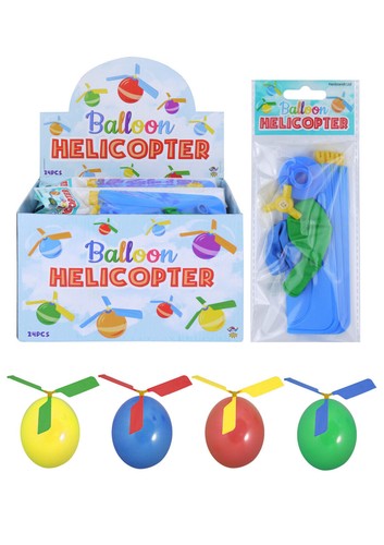 Balloon helicopter flying toy - helicopter,