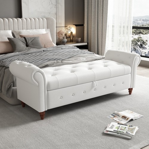 Modern velvet upholstered end - velvet,