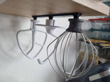 KitchenAid Mixer Accessory Holder – Under Cabinet Mount for 3 Attachments