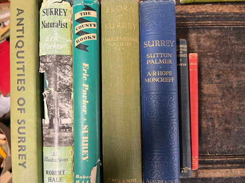 Vintage surrey topography - vintage,