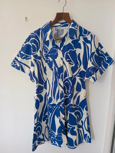 Zara blue white - zara,