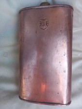 Antique Copper Large Hip Flask