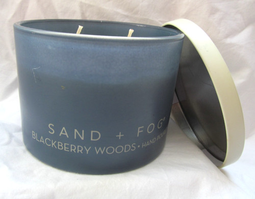 Sand fog candle two wick - sand,