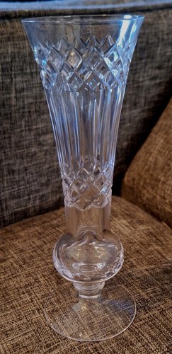 Crystal bud vase - crystal,