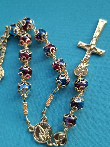 Catholic cross rosary bracelet - cross,