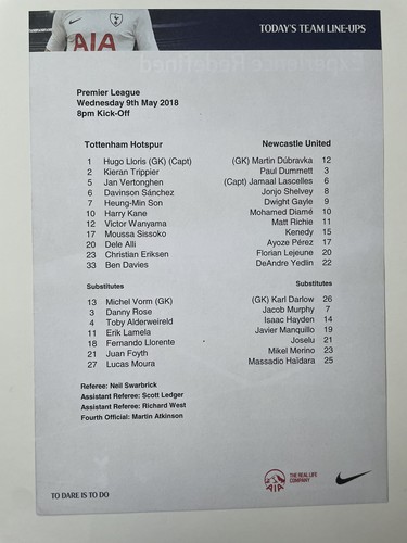 Tottenham hotspur newcastle - tottenham,