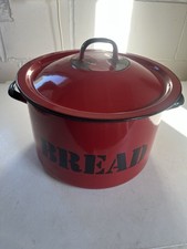 Vintage Large 28cm Red Enamel