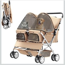 Double Pet Stroller, Foldable