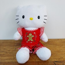 Build a Bear Hello Kitty Sanrio Plush Toy Christmas Gingerbread Pyjamas 2012 17"
