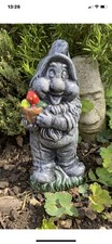 Garden Gnome  with plant pot