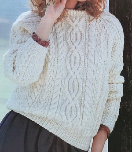 Knitting pattern ladies - pattern, aran