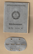 NVA military service card +