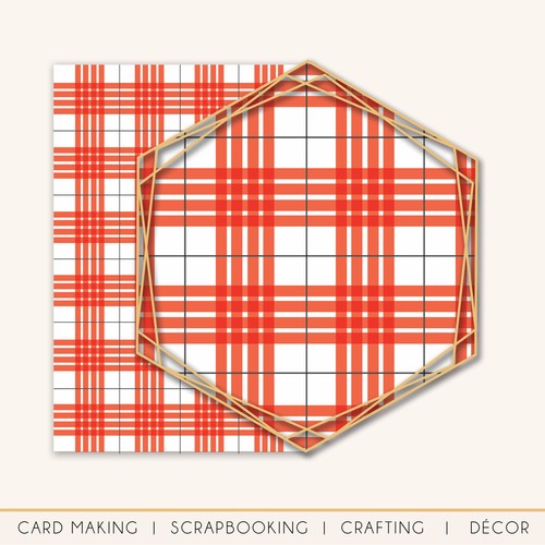 Tartan pattern scrapbooking - tartan,