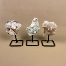 Trio Of Display Rocks Geodes